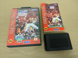 NFL Football &#39;94 Starring Joe Montana Sega Genesis Complete in Box no label - £4.70 GBP