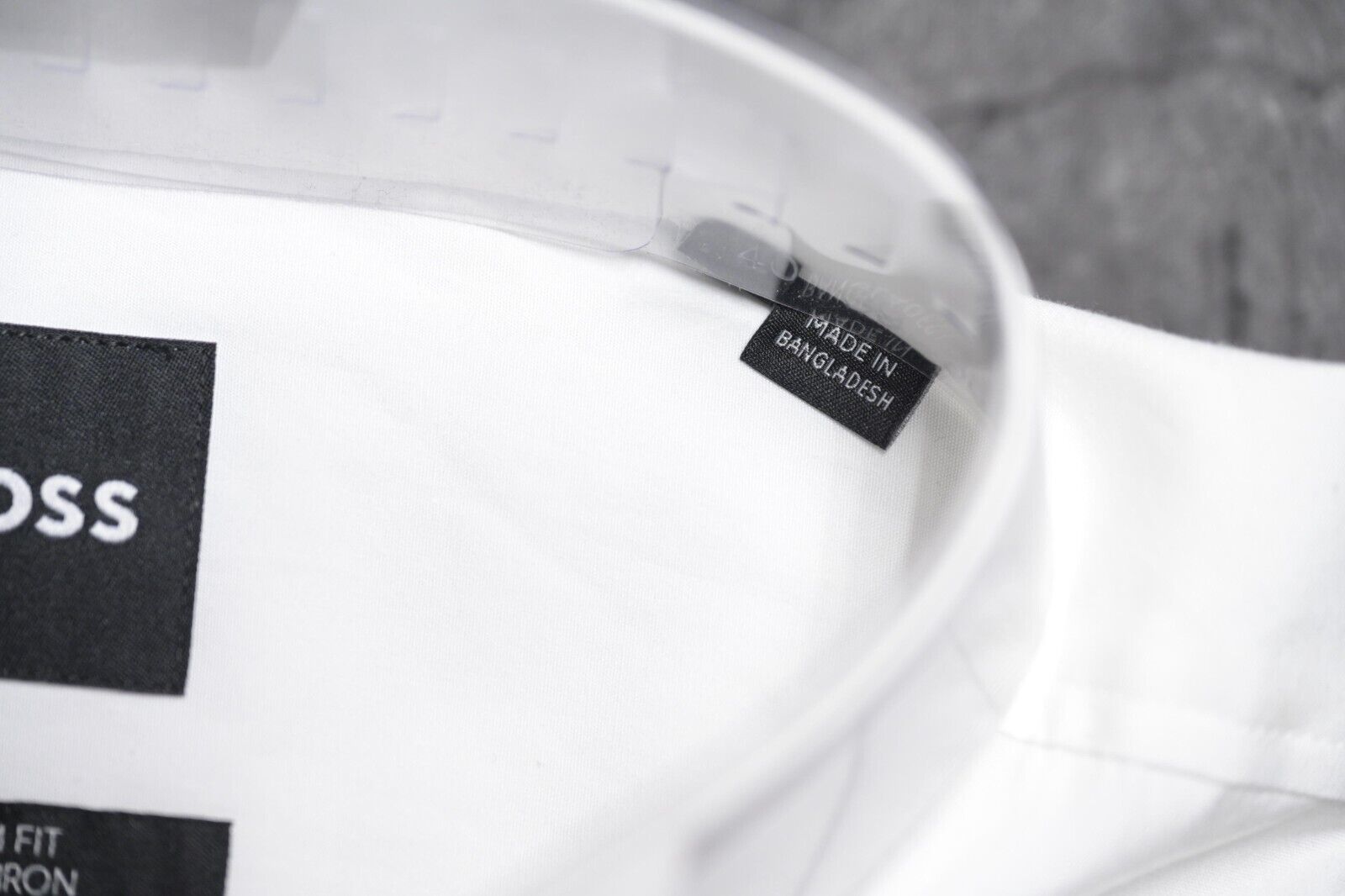 Hugo Boss Hank Men Easy Iron French Cuff Wing Collar Tuxedo Dress Shirt 43 17 Item image 3