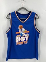 Disney Donald Duck Hot Shots #34 Basketball Jersey Blue Mens Size Large ... - £31.06 GBP