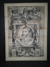 Enea Vico Charles V Gravure C 1550 De Vieux Tiffany Location 5th - £4,554.82 GBP
