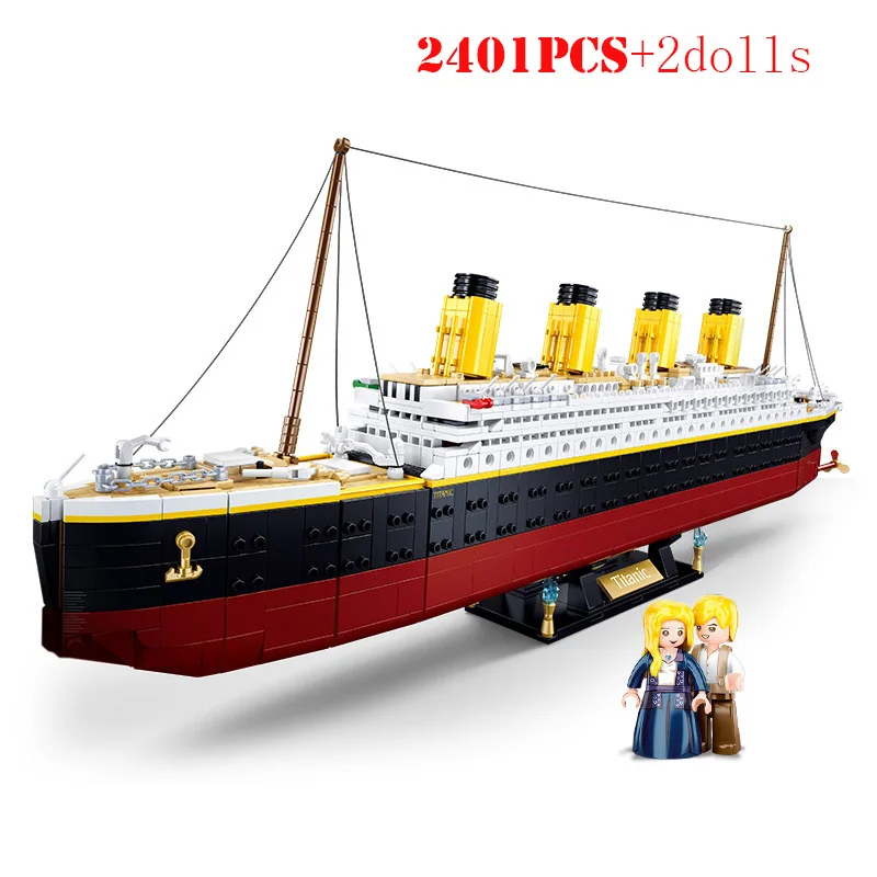 RMS Titanic Cruise Boat Ship Building Blocks Sets,10294  Compatible Bric... - £31.18 GBP+