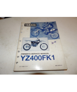 1997 Yamaha YZ400FK1  Owners Service Manual - €27,19 EUR