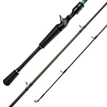 Piscifun Serpent Baitcasting Rod Two Piece Casting Rod Durable Lightweig... - $69.29