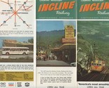 Lookout Mountain Incline Railway Brochure Chattanooga Tennessee 1960&#39;s - $17.82