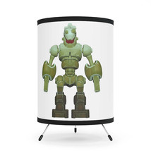 Green CG Robot Tripod Lamp with High-Res Printed Shade, US\CA plug - $77.00