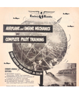 1948 Embry Riddle Aviation School Advertisement Vintage Flying School F15U1 - $35.09 CAD