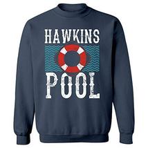 Vintage Style Hawkins Community Pool Summer Guard Rescue Team - Sweatshirt Navy - £38.09 GBP