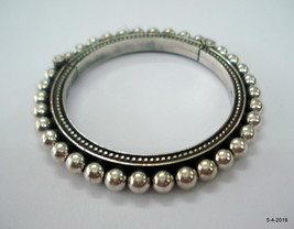 Sterling Silver Bangle Bracelet Cuff Handmade Jewellery Bol Bangle - $197.01