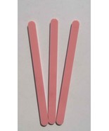 New Pink Multi-use 4.5 inch / 11.25 cm Plastic Popsicle Craft Food Sticks - £23.46 GBP