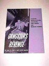 GANGSTER&#39;S REVENGE-DOUGLAS WILSON-PRESSBOOK VG - $20.61