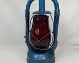 Monarch Dietz Lantern Syracuse N.Y. Original Fitzall Red Globe 14” Vintage - $46.75