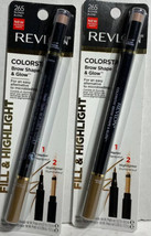 2-REVLON Colorstay 265 Blonde Brow Shape &amp; Glow New - £10.27 GBP