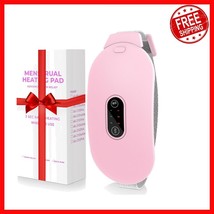 Rechargeable Heating Pad for Menstrual Pain Relief: 6 Heat &amp; Massage Set... - $29.09