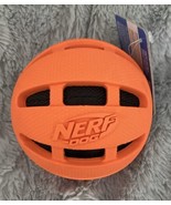 Nerf Dog Tire Ball(Orange)Dog Toy with Interactive Squeaker &amp; Crunch Has... - £7.49 GBP