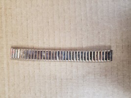Kreisler Stainless gold fill Stretch link 1970s Vintage Watch Band Nos W73 - $54.89