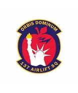 137th Airlift Squadron Patch - Wall Decal - Variety of Sizes Available - $75.24 MXN