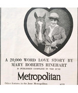 1917 Metropolitan Mary Roberts Rinehart Advertisement WW1 World War Era ... - €17,46 EUR