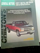 1988 - 93  Chilton&#39;s General ,Motors Chevy GMC Full Size Truck Repair Ma... - $30.00
