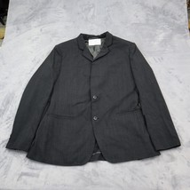 Theory Jacket Mens 44 Black Blazer Two Button Single Breasted Inner Pocket Notch - £28.54 GBP