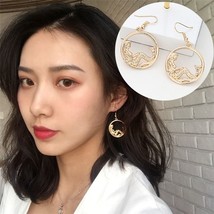 Mermaid Ji Earrings Femininity Korean Personality Hipster Net Red Super Fairy Hu - £6.50 GBP