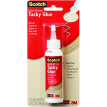 Scotch Quick Dry Tacky Glue 2oz-  - £11.34 GBP