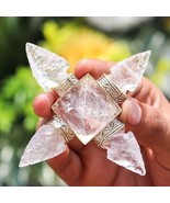 Quartz Crystals Stone 4Pt Energy Generator Pyramid Crystal Healing Gemstone - $44.54