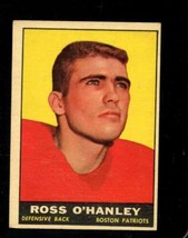 1961 Topps #178 Ross O&#39;hanley Vgex Patriots *X98354 - £2.66 GBP