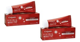 Colgate Visible White Toothpaste - 100 gm x 2 pack (Free shipping worldwide) - £16.08 GBP
