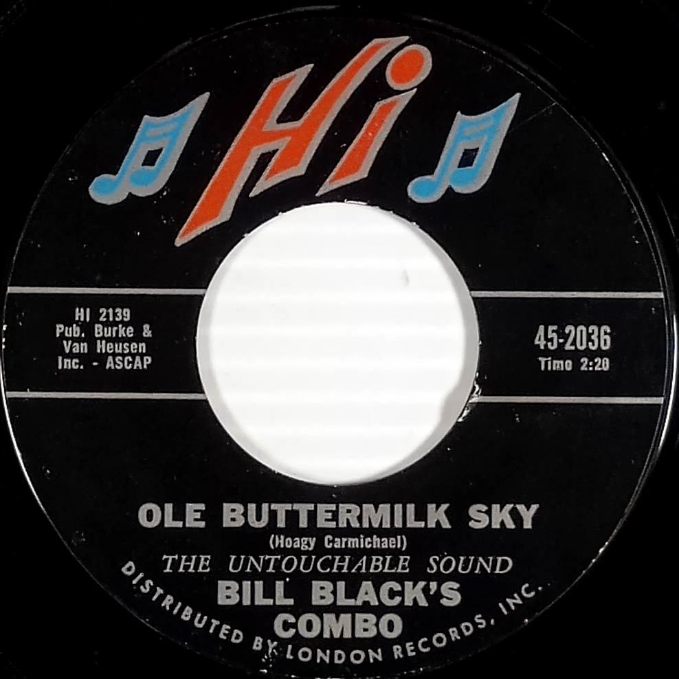 Bill Black&#39;s Combo - Yogi / Ole Buttermilk Sky [7&quot; 45 rpm Single] 1961 H... - $3.41