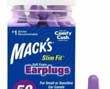 Macks Slim Fit Soft Foam Earplugs Small Ear Plugs for Sleeping 50 Pair 3... - £18.37 GBP