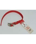 Valhoma 720 10 RD Dog Collar Red Single Layer Nylon 10 inches Package 1 - £6.37 GBP