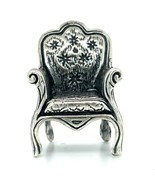 Vintage Sterling Silver Victorian Ornate Sofa Couch Arm Chair Figure Min... - £116.54 GBP
