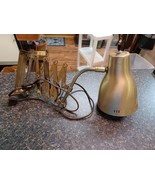 Vtg MCM Aluminum Accordion Scissor Wall Swing Lamp Light Bullet - $1,372.55 MXN