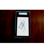 BOB PORTERFIELD 1948-1951 NY YANKEE PITCHER SIGNED AUTO VINTAGE INDEX SG... - €68,77 EUR