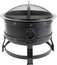 Killian Fire Pit, Rubbed Bronze, By Pleasant Hearth Ofw307R. - $194.92