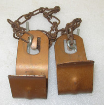 Antique Metal Cow Kickers Shackles Hobble Iron Chains - €22,74 EUR