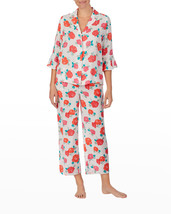 Kate Spade  Rosy Crop Pajamas in Rose Bud, Size Medium - £38.09 GBP