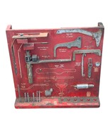 Antique Snap On Transmission Board &amp; Tools Incomplete 1950s Wood - $249.99