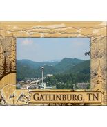 Gatlinburg Tennessee Sketch Laser Engraved Wood Picture Frame Landscape ... - $52.99