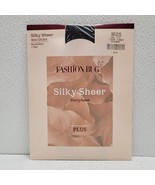 Fashion Bug Silky Sheer Pantyhose Off Black Plus Size 3X-4X - $15.05 CAD