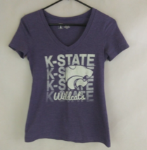 NCAA K State Wildcats Women&#39;s V-Neck T-Shirt Size XS - £12.18 GBP
