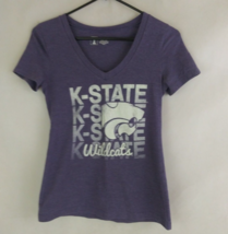 NCAA K State Wildcats Women&#39;s V-Neck T-Shirt Size XS - £11.96 GBP