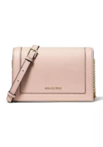 NEW MICHAEL KORS PINK LEATHER LARGE CHAIN CROSS BODY BAG $298 - $169.99