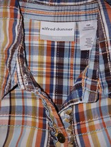 Alfred Dunner Ladies Plaid BUTTON-DOWN 100% Cotton Ls SHIRT-16P-NWOT-LIGHT/COMFY - £11.00 GBP