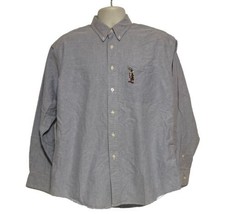 Vintage Wile E Coyote Looney Tunes Cartoon Men&#39;s Medium Button Down Shir... - $13.49