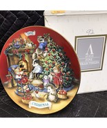 Avon Collectible Christmas Plate 1992 Sharing Christmas With Friends Exc... - £6.76 GBP