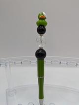 Green Rubber Duck with White Sailor Hat Novelty Pen with Green Base - $10.00