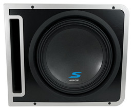 Alpine S-SB12V Loaded 12&quot; 600w S-W12D4 Subwoofer+Ported Sub Enclosure Box - £575.95 GBP