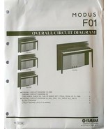 Yamaha MODUS F01 Digital Piano Original Overall Circuit Diagram Sheets i... - $148.49