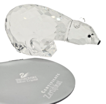 Swarovski Silver Crystal Polar Bear #013747 in Box 7649 Nr 085 000 - £42.77 GBP